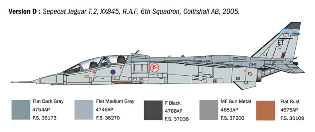Italeri 1:72 RAF Jaguar T.2 Trainer - 1470