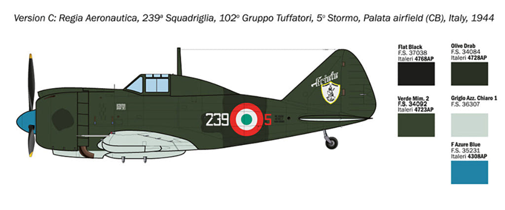 Italeri 1:72 Reggiane Re.2002 Ariete - 1472
