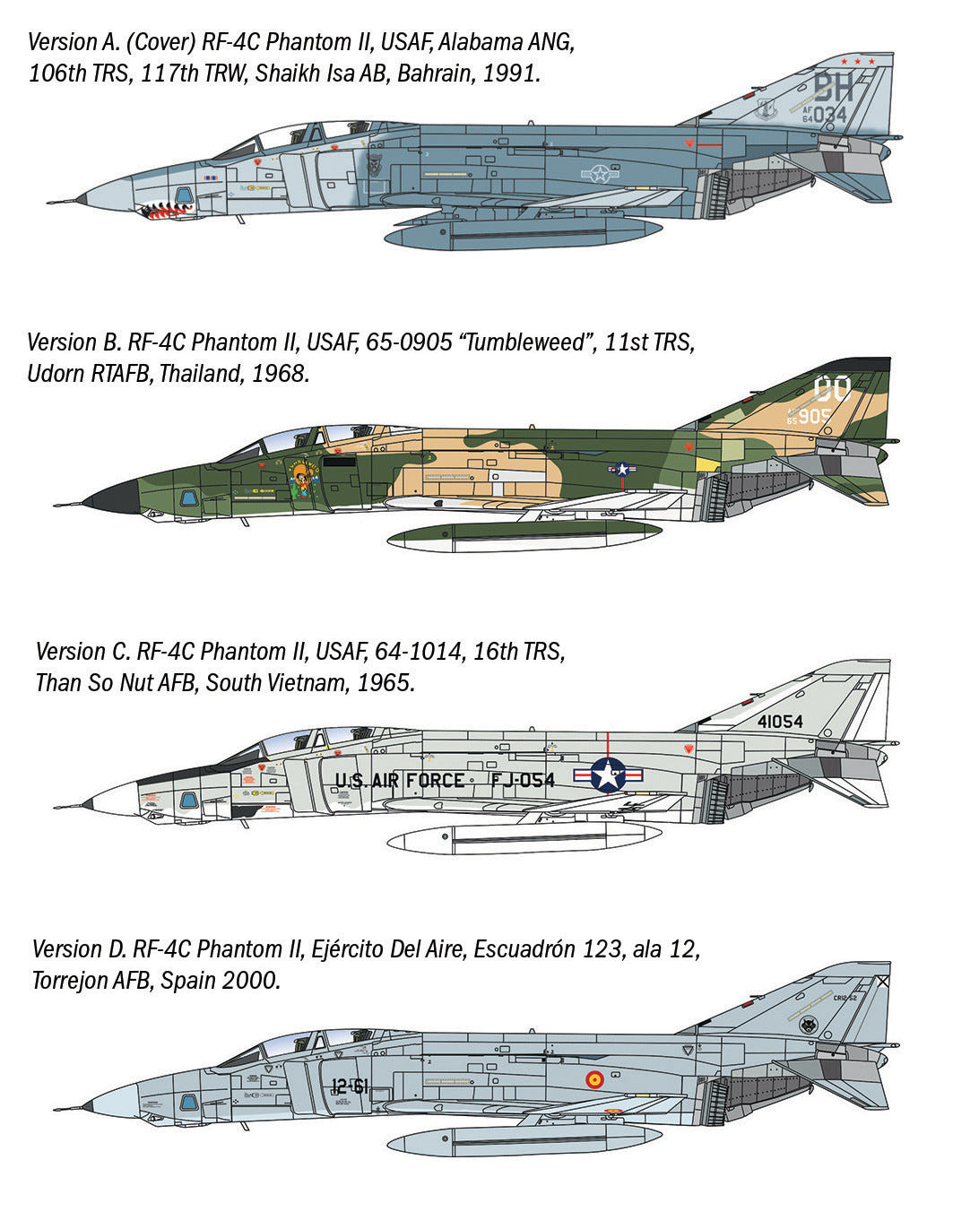 Italeri 1:72 McDonnell Douglas RF-4C/E Phantom II - 1477
