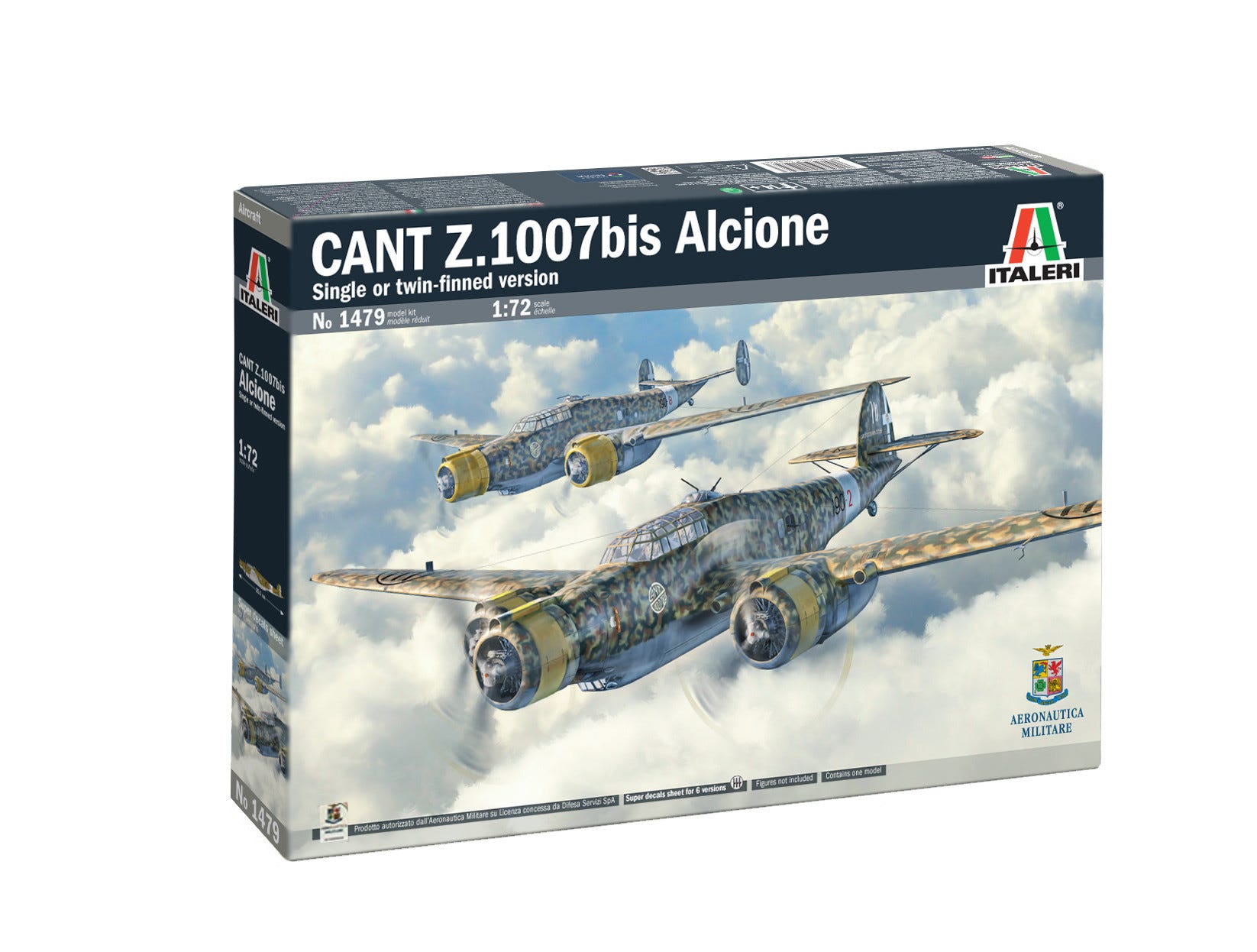 Italeri 1:72 CANT Z.1007 Alcione Bomber - 1479