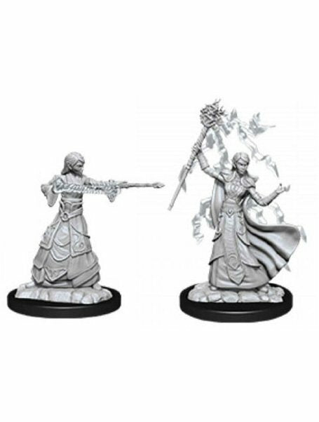 Wizkids - D&D Nolzurs Marvelous Miniatures: Female Elf Wizard - Wave 12 - Loaded Dice
