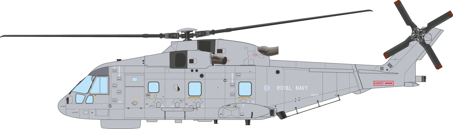 Italeri 1:72 AW-101 Merlin HM.1 - 1486