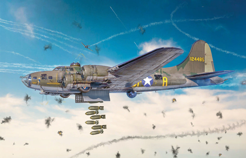 Italeri 1:72 B-17F Flying Fortress - 1487