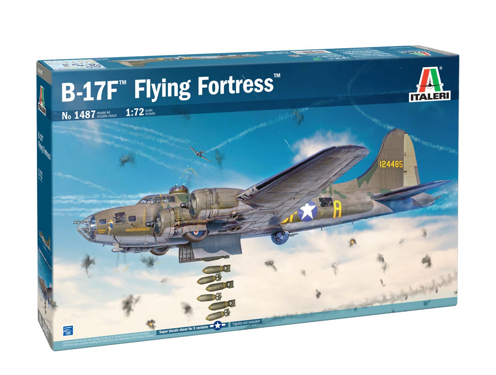 Italeri 1:72 B-17F Flying Fortress - 1487