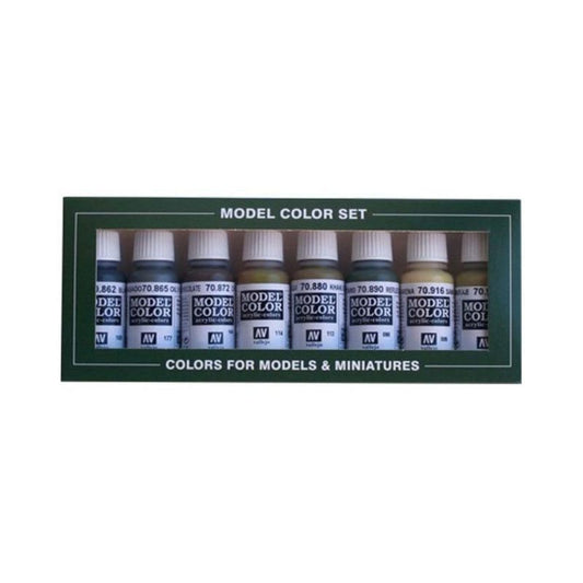 Vallejo Model Color Set - Panzer Colours (x8) - Loaded Dice