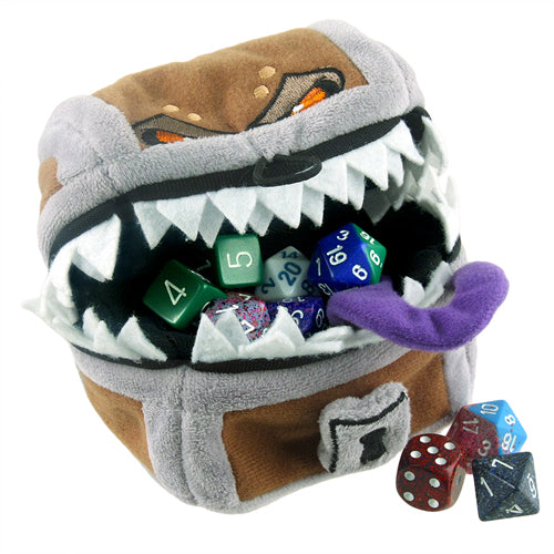 Mimic Gamer Pouch - Ultra Pro Plush Dice Bag - Loaded Dice