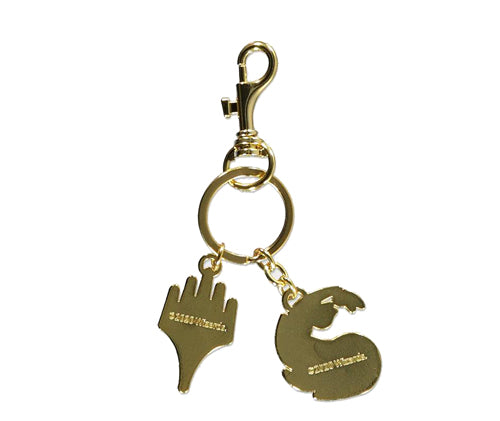 Magic: The Gathering - Red Mana Metal Keychain - Loaded Dice