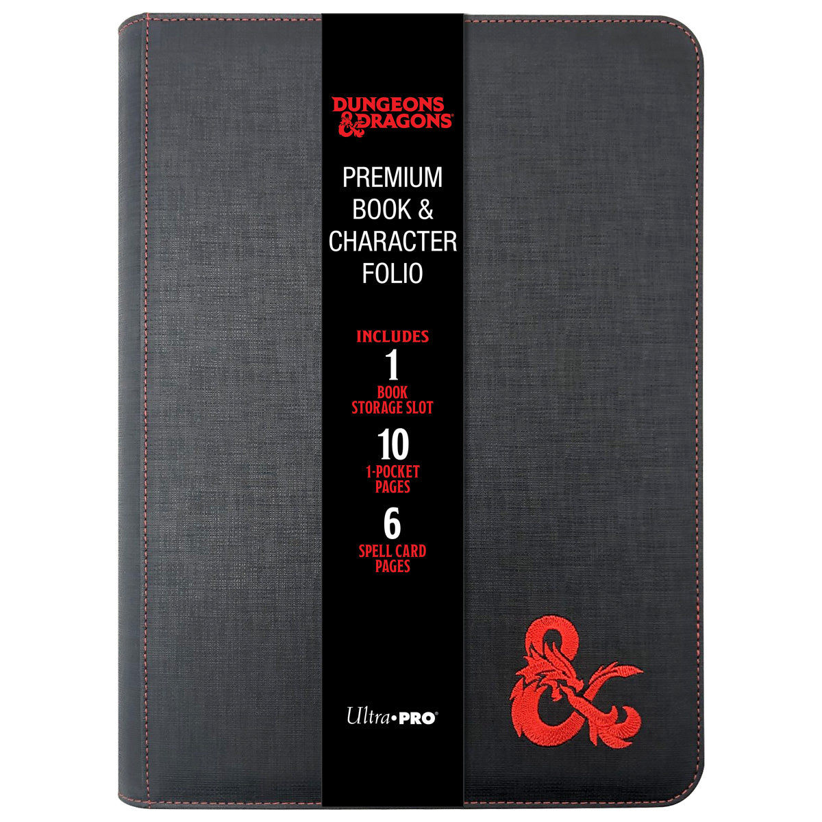 Ultra Pro - Dungeons & Dragons - Premium Zippered Book & Character Folio - Loaded Dice Barry Vale of Glamorgan CF64 3HD
