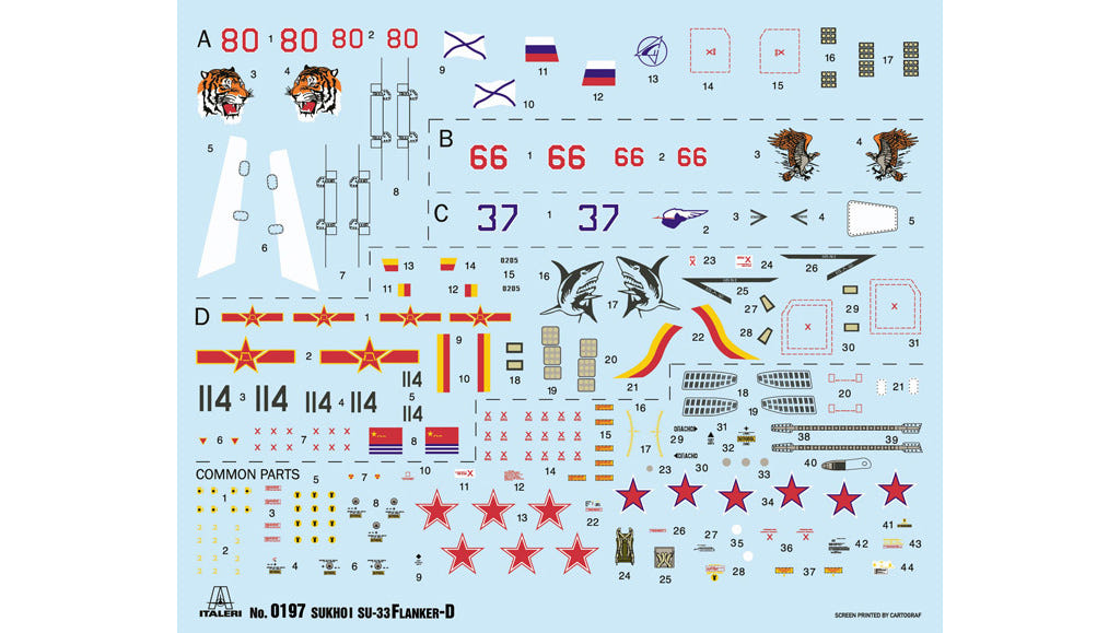 Italeri 1:72 Su-27K/Su-33 Sea Flanker - 197