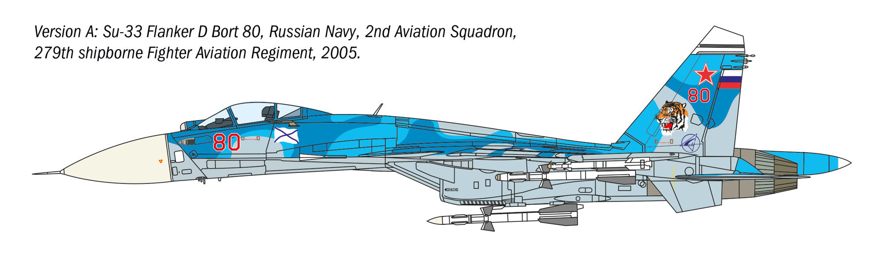 Italeri 1:72 Su-27K/Su-33 Sea Flanker - 197