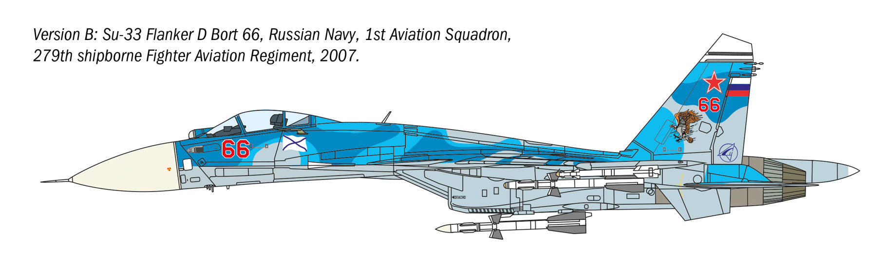 Italeri 1:72 Su-27K/Su-33 Sea Flanker - 197