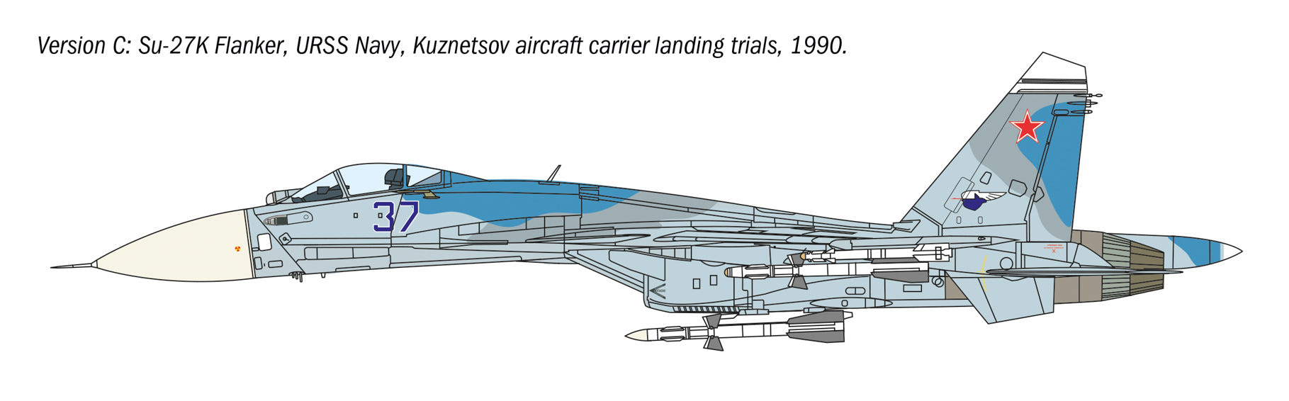 Italeri 1:72 Su-27K/Su-33 Sea Flanker - 197