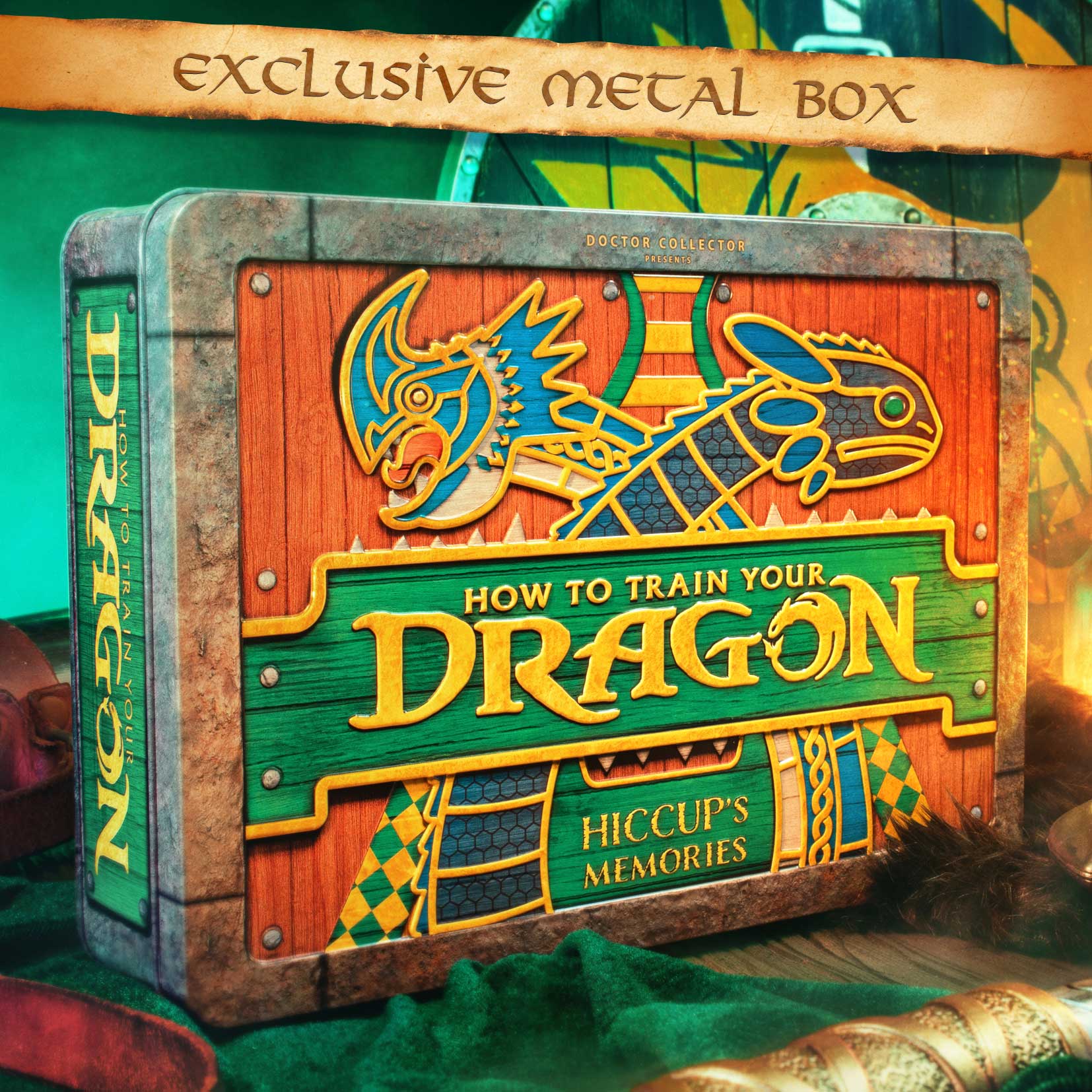 How to Train Your Dragon Collector's Box metal tin