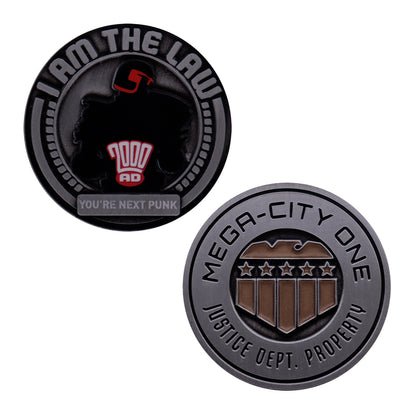 2000 AD Judge Dredd Mega-City One Coin - Loaded Dice