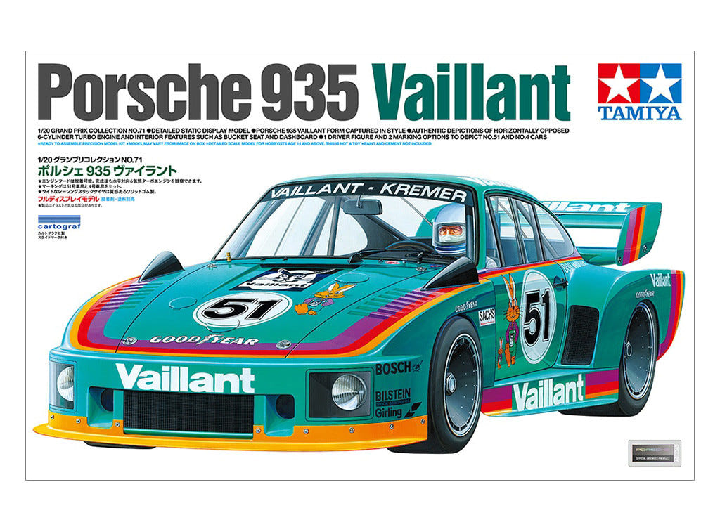 Tamiya 1:20 Porsche 935 Vaillant - 20071