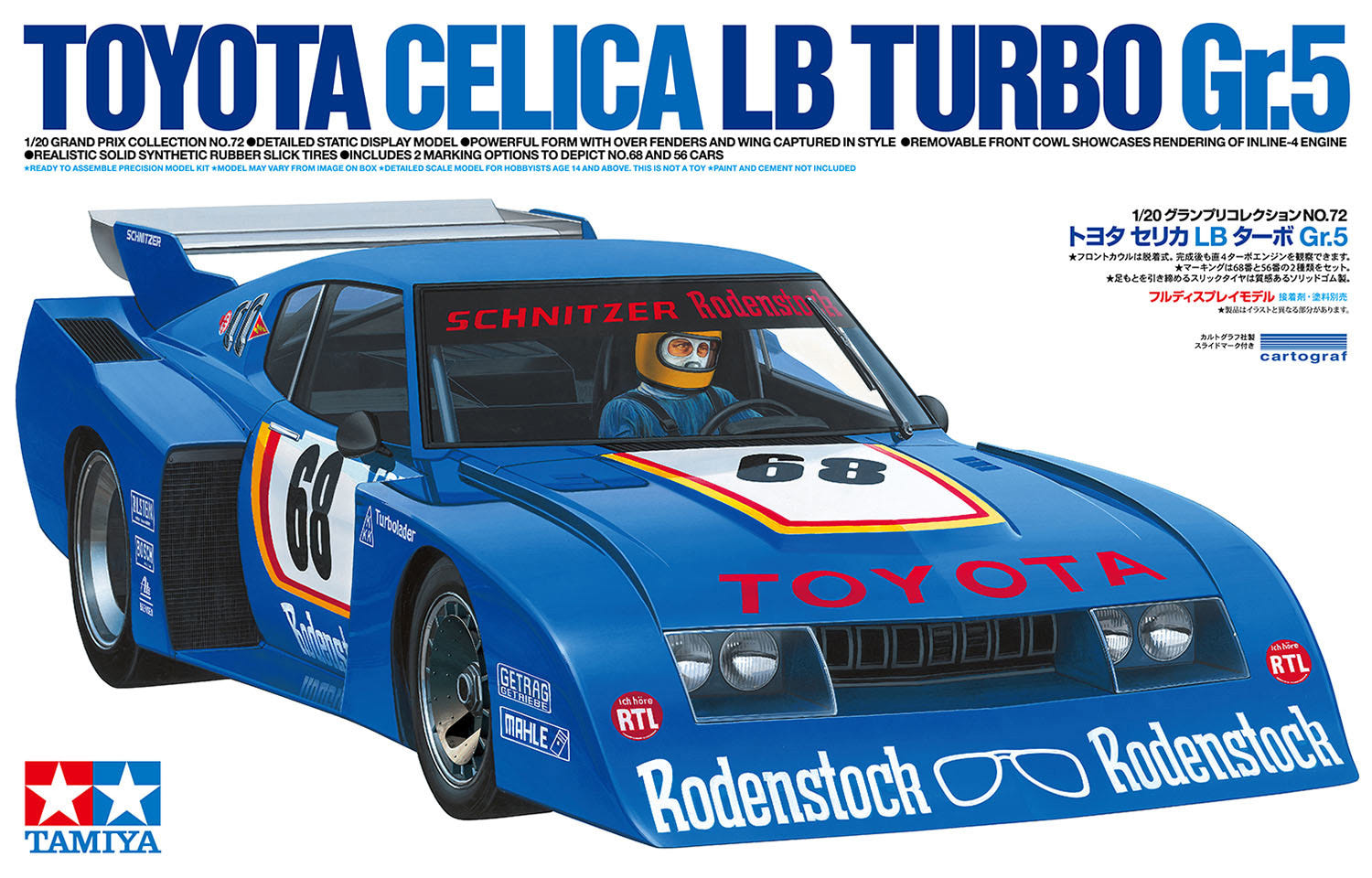 Tamiya 1:20 Toyota Celica LB Turbo Gr.5 - 20072