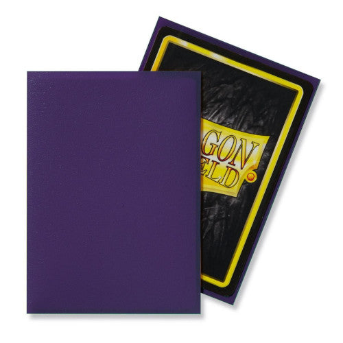 Dragon Shield - Matte Standard Size Sleeves 100pk - Purple - Loaded Dice
