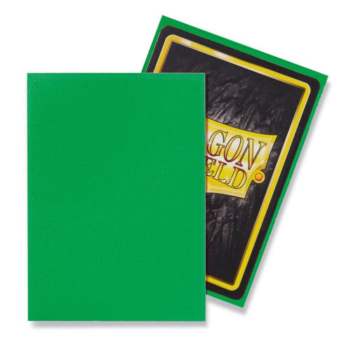 Dragon Shield - Matte Standard Size Sleeves 100pk - Apple Green - Loaded Dice
