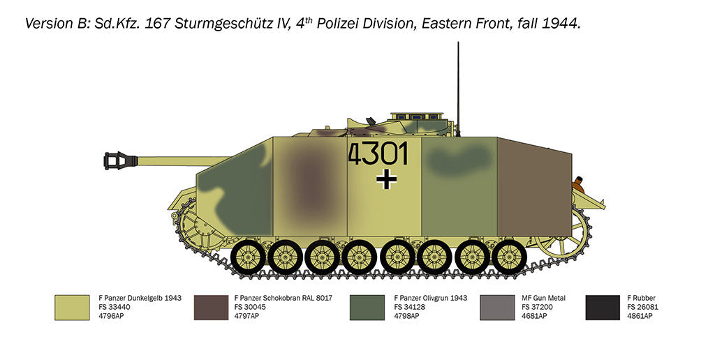 Italeri 1:35 Sd.Kfz. 167 Sturmgeschütz IV - 223