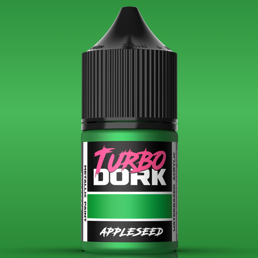 Turbo Dork: Apple Seed Metallic Acrylic Paint 22ml - Loaded Dice