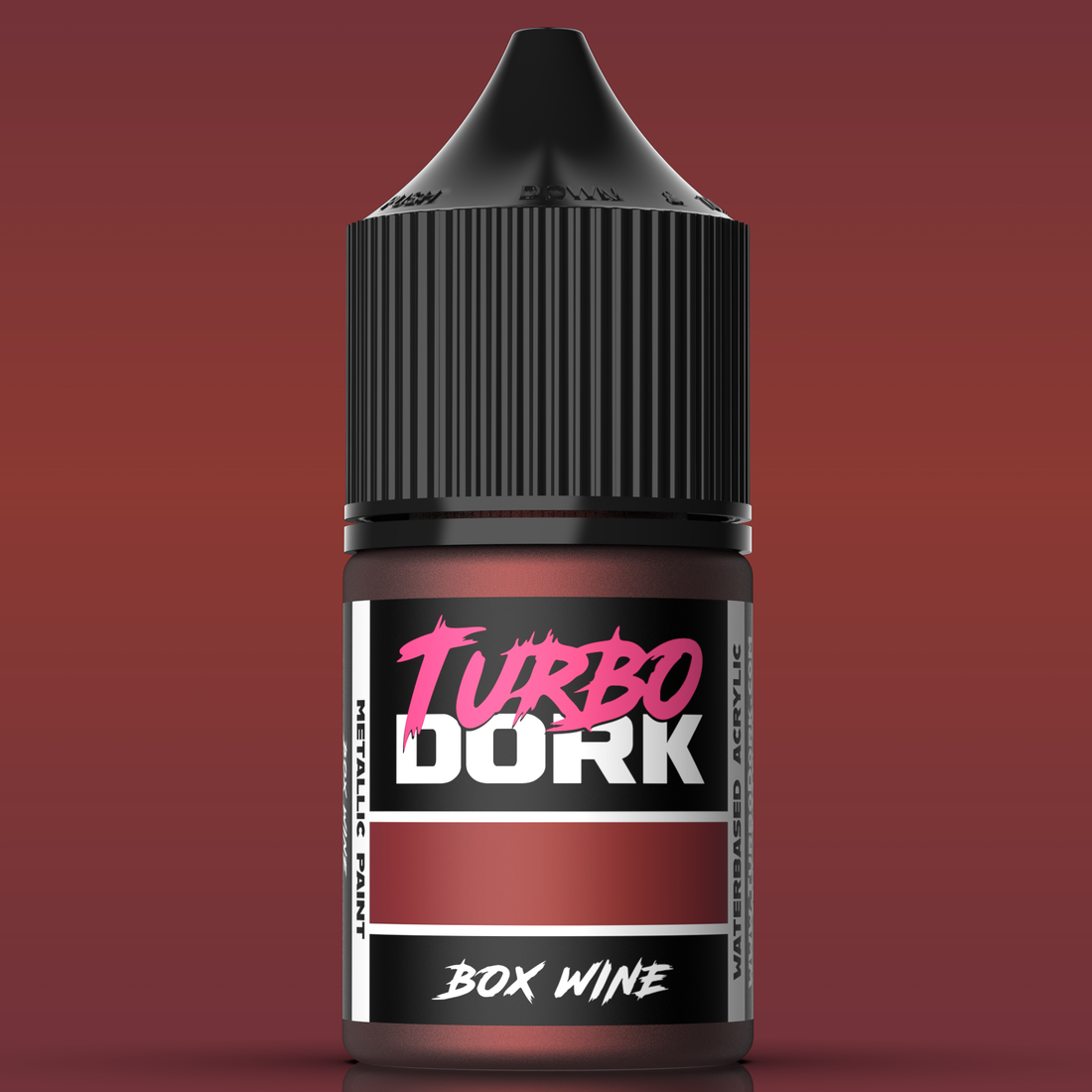 Turbo Dork: Box Wine Metallic Acrylic Paint 22ml - Loaded Dice