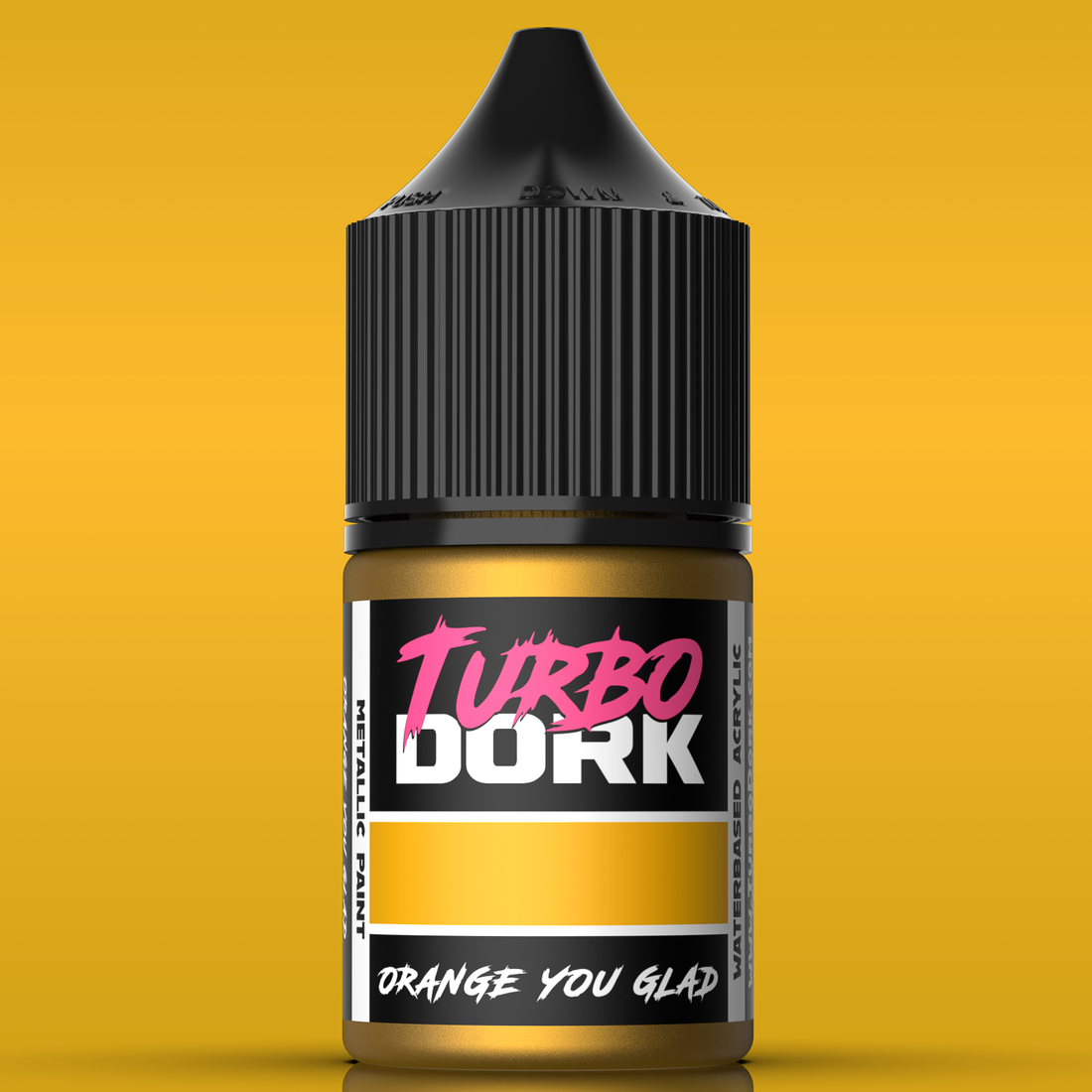 Turbo Dork: Orange You Glad Metallic Acrylic Paint 22ml - Loaded Dice