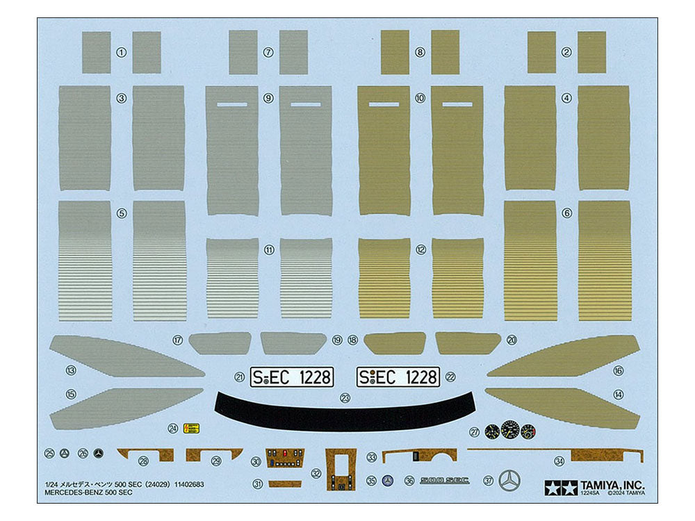 Tamiya 1/24 Mercedes-Benz 500 SEC - Loaded Dice