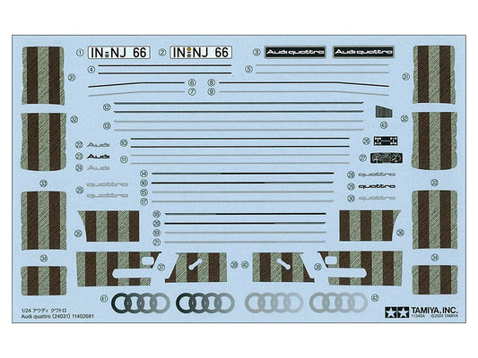 Tamiya 1/24 Audi Quattro - Loaded Dice