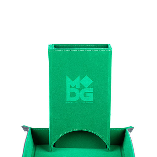 Fanroll - Fold Up Dice Tower - Green - Loaded Dice