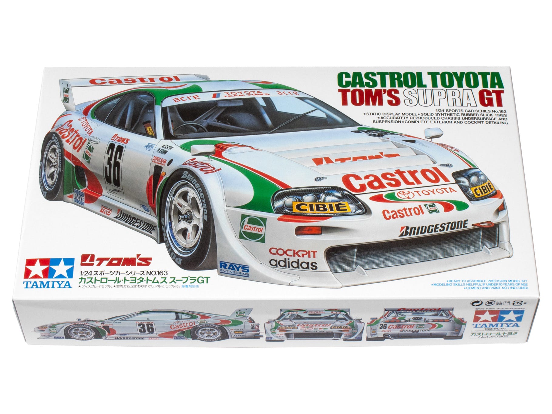 Tamiya 1:24 Castrol Toyota Tom's Supra GT - 24163