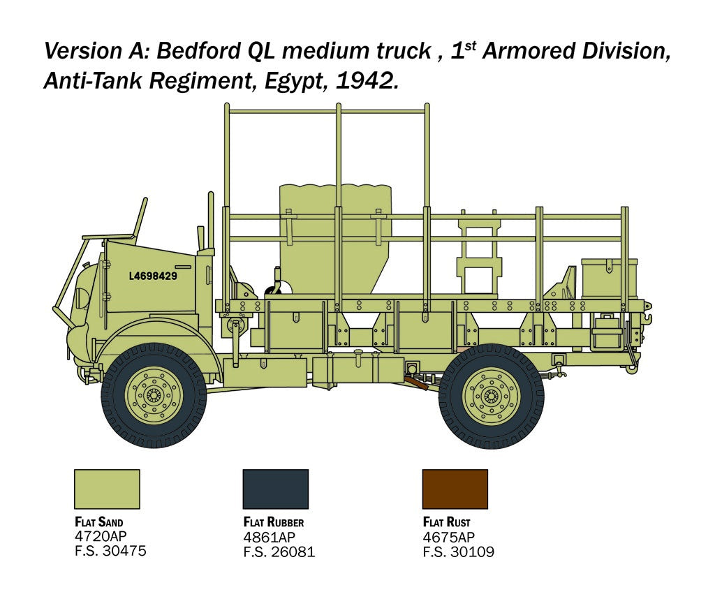 Italeri 1:35 Bedford QL Medium Truck - 241