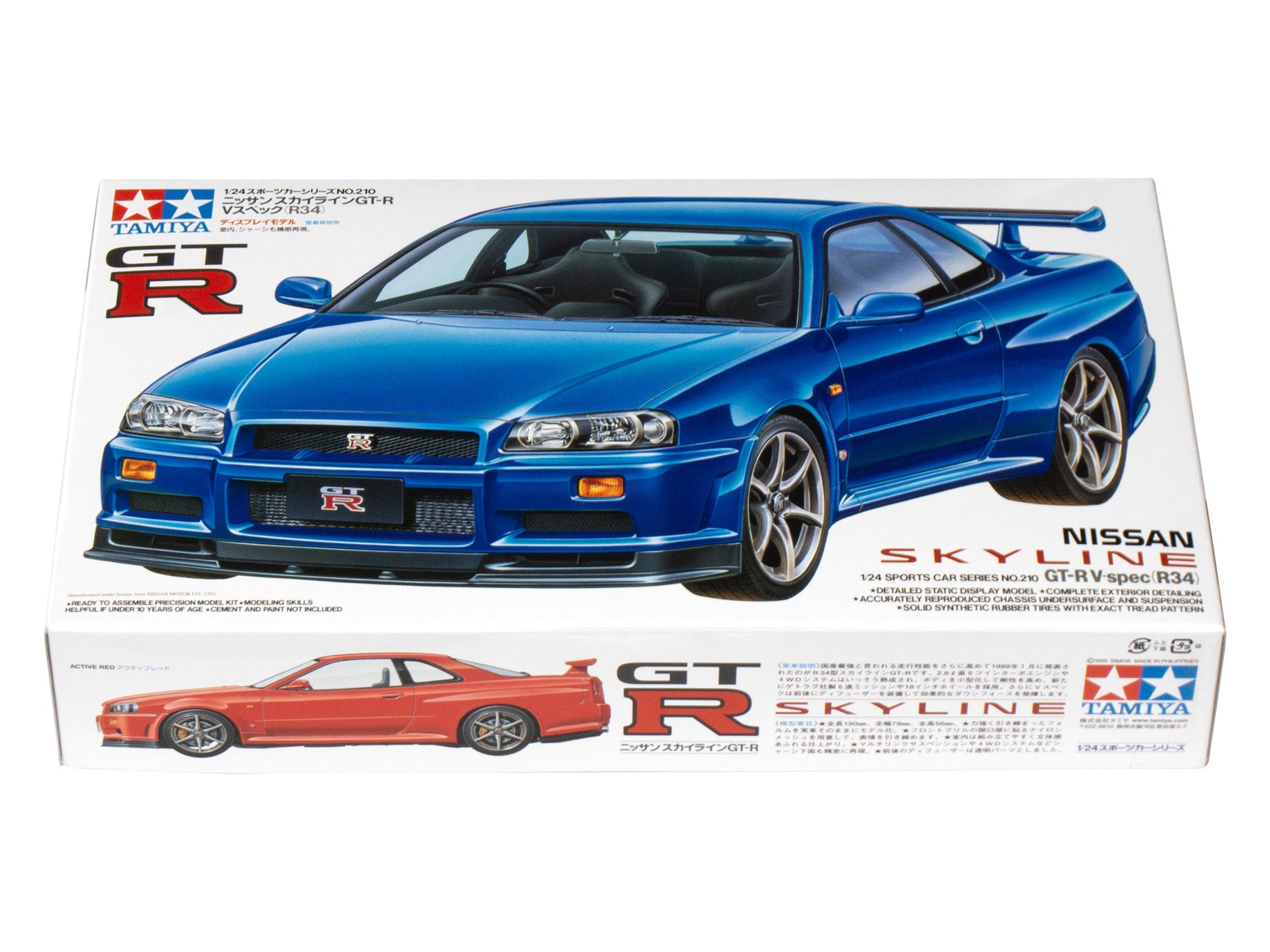 Tamiya 1:24 Nissan Skyline GT-R V-Spec R34 - 24210
