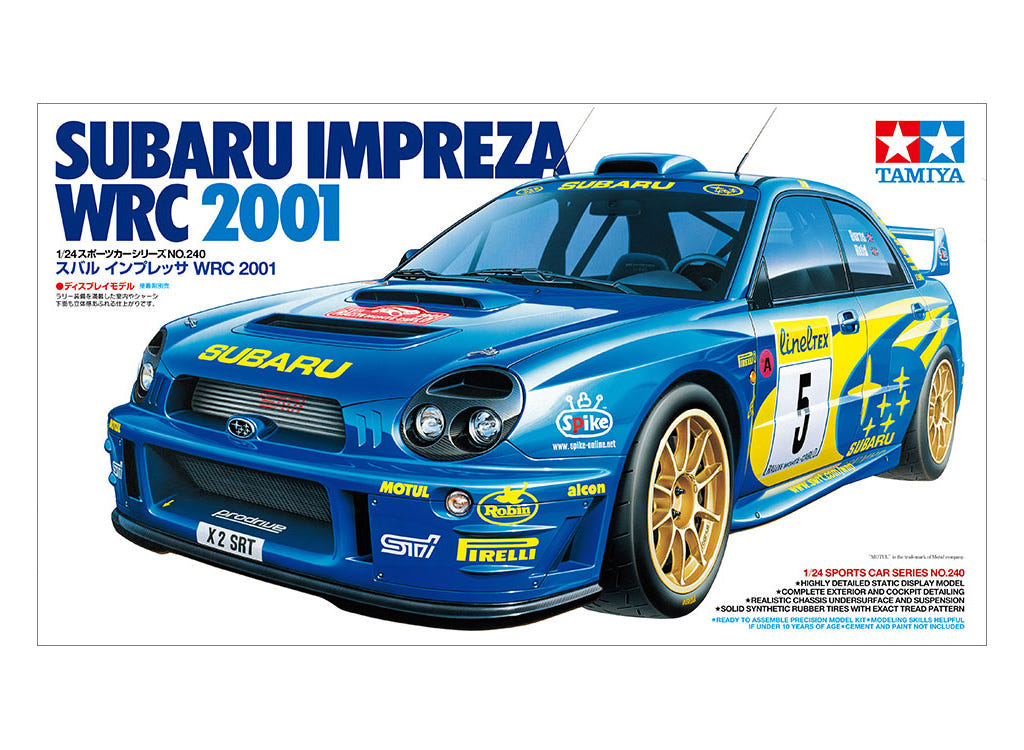 Tamiya 1:24 Subaru Impreza WRC 2001 - 24240