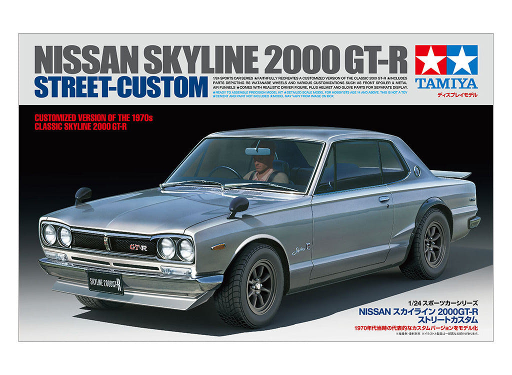 Tamiya 1:24 Nissan Skyline 2000 GT-R Street-Custom - 24335