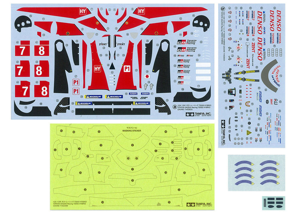Tamiya 1:24 Toyota Gazoo Racing TS050 Hybrid - 24349