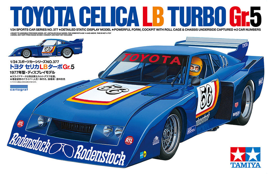 Tamiya 1:24 Toyota Celica LB Turbo Gr.5 - 24377