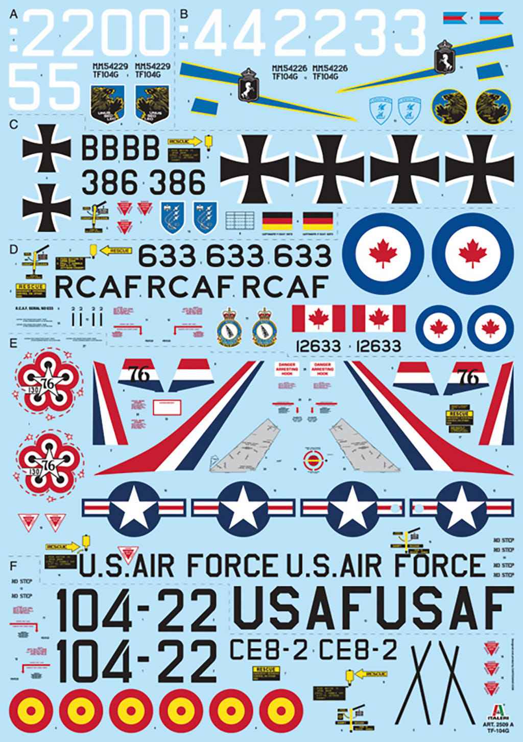 Italeri 1:32 TF-104G Ami - 2509