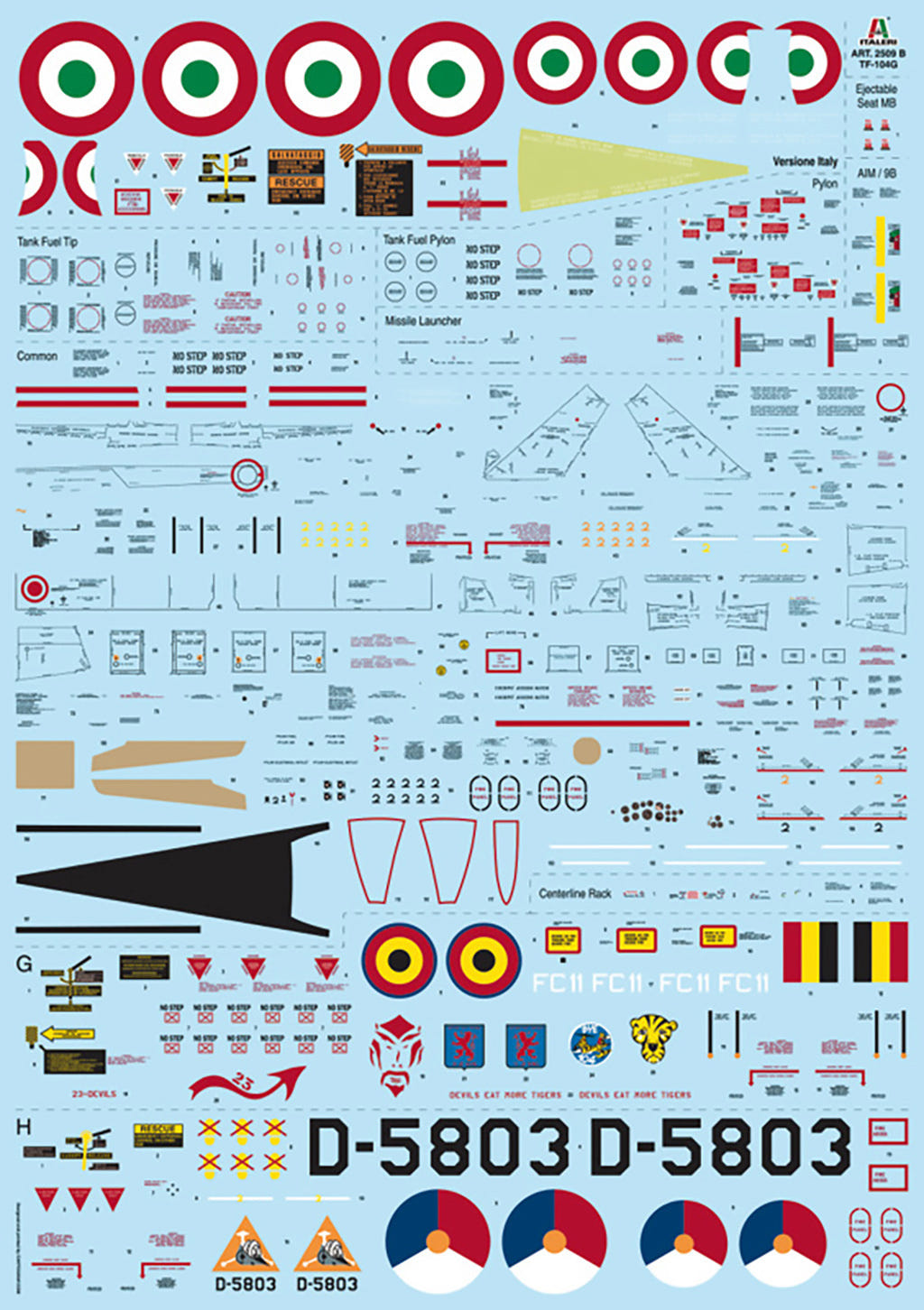 Italeri 1:32 TF-104G Ami - 2509