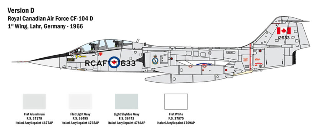 Italeri 1:32 TF-104G Ami - 2509