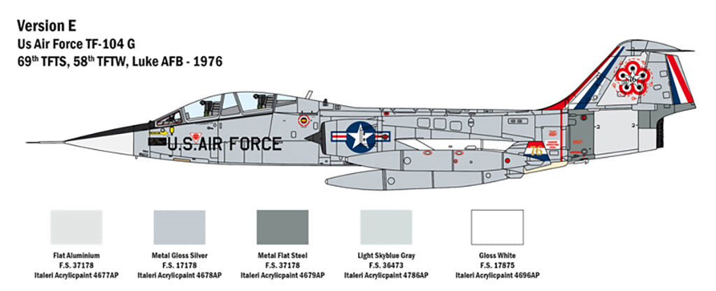 Italeri 1:32 TF-104G Ami - 2509