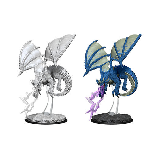 WizKids - D&D Nolzurs Marvelous Miniatures: Young Blue Dragon Wave 8 - Loaded Dice