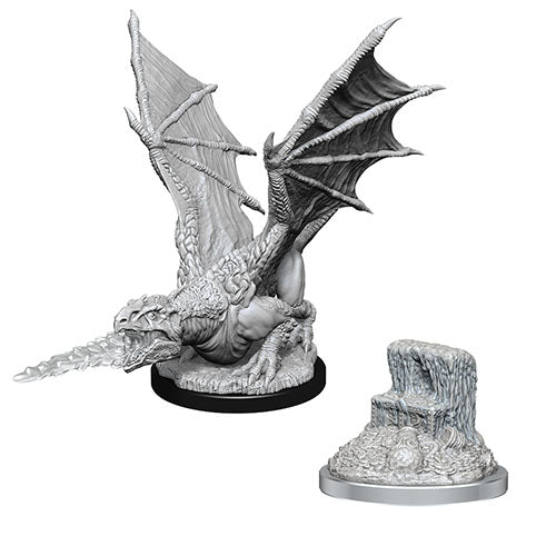 D&D Nolzurs Marvelous Miniatures: White Dragon Wyrmling - Wave 19 - Loaded Dice