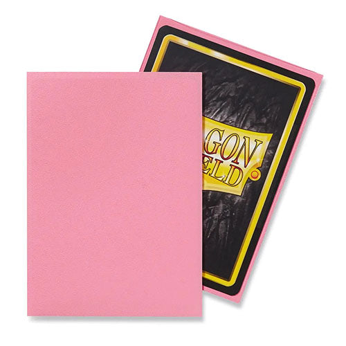 Dragon Shield - Matte Standard Size Sleeves 100pk - Pink - Loaded Dice