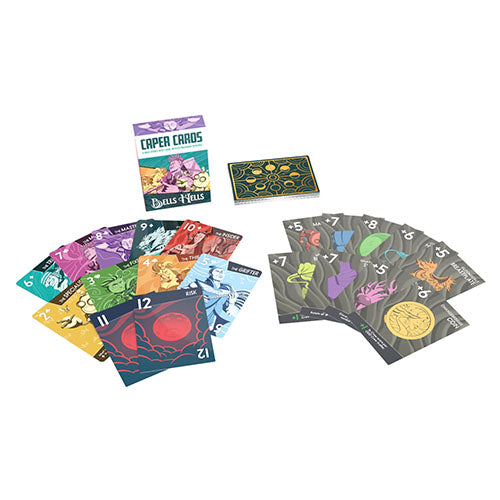 Caper Cards Bells Hells Card Game - Loaded Dice