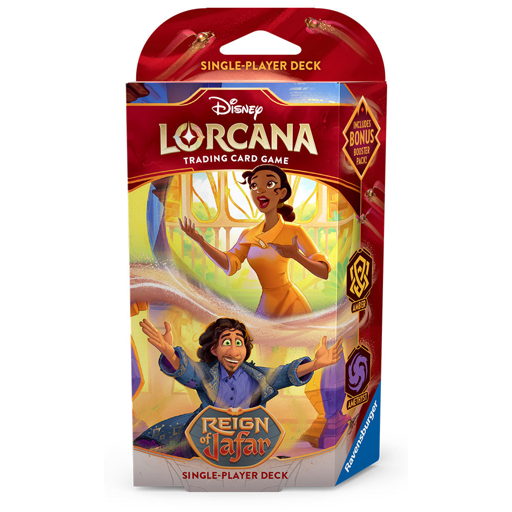 Disney Lorcana - Reign of Jafar Starter Deck - Amber & Amethyst - Loaded Dice