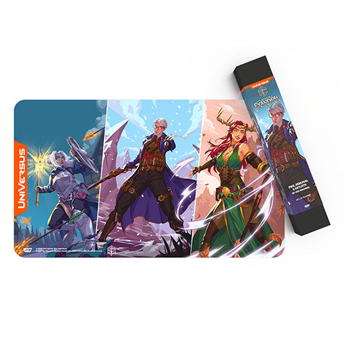 Universus CCG - Critical Role: Heroes of Exandria Playmat - Pike/Percival/Keyleth - Loaded Dice