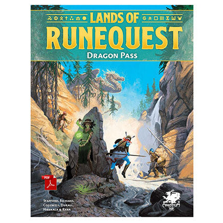 RuneQuest - Lands Of RuneQuest: Dragon Pass (Hardcover) - Loaded Dice