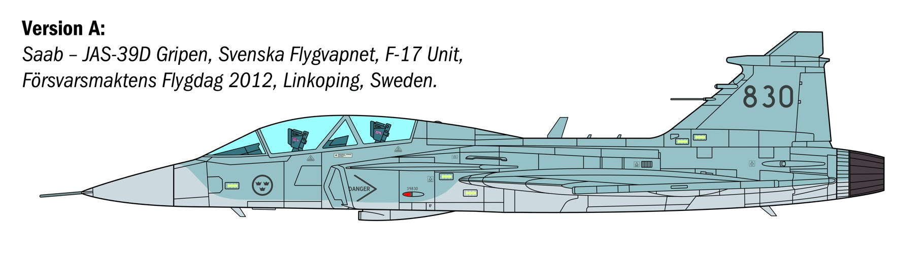 Italeri 1:48 JAS-39D Gripen Twin Seater - 2664