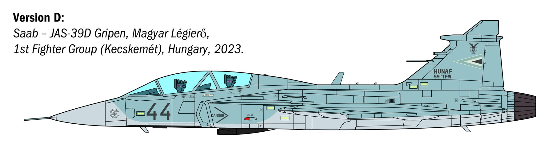 Italeri 1:48 JAS-39D Gripen Twin Seater - 2664