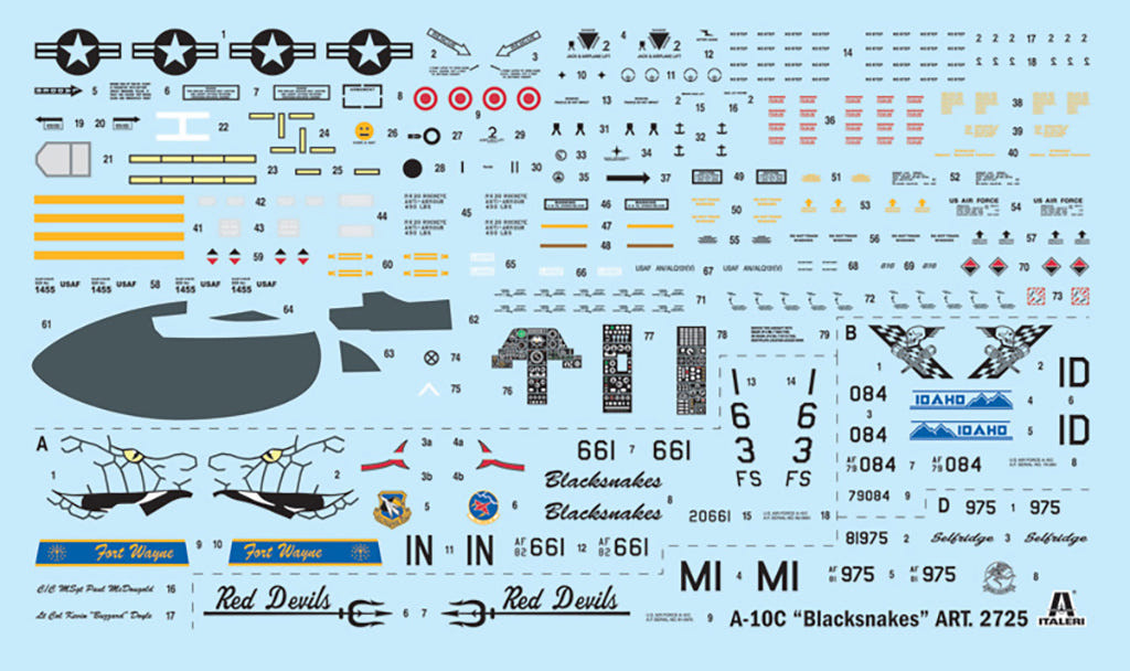 Italeri 1:48 A-10C "Blacksnakes" - 2725